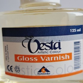 تصویر وارنیش روغنی وستا‌ Gloss varnish 125میلی لیتر 