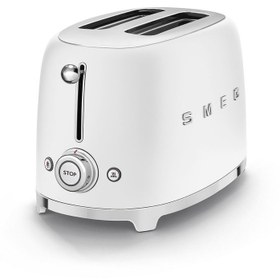 تصویر توستر اسمگ مدل TSF01 سفید مات Smeg SF01WHMUK Toaster