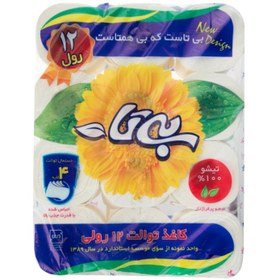 تصویر دستمال کاغذی توالتی دلسی۱۲ قلو(باکس ۴ تایی) یکبار مصرف،دستمال بیتا ،،نایلون،نایلکس