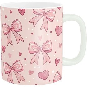 تصویر ماگ سرامیکی طرح پاپیون کیوت و فانتزی کد308 