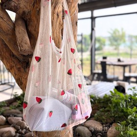 تصویر کیف توری Strawberry Charm 