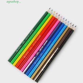 تصویر مداد رنگی ۱۲ رنگ - ۱۲ رنگ 
