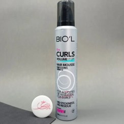 تصویر موس حالت دهنده مو بیول BIOˊL حجم 200 میل Biol hair styling mousse 200 ml