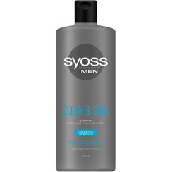 تصویر شامپو سایوس مردانه تمیز و خنک مناسب موهای معمولی و چرب حجم ۵۰۰ میلی لیتر 