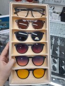 تصویر عینک آفتابی پنج کاوره کد ۱۲۲۱۹ مناسب آقایان و خانم‌ها با فریم شیک 