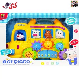 تصویر ارگ اسباب بازی موزیکال کودک طرح اتوبوس Piano 4499 