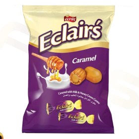 تصویر شکلات شیرعسل پذیرایی کیسه ای مدل eclairs حجم 1000 گرم 