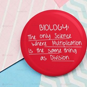 تصویر پیکسل زیست شناسی طرح Multipication = Division 