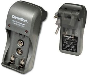 تصویر شارژر باتری کملیون 1001 مدل: (Camelion Charger 1001) قلمی ، نیم قلمی ،9ولت(کتابی) 