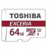 تصویر کارت حافظه microSDXC توشیبا مدل Exceria M302 کلاس 10 استاندارد UHS-I U3 سرعت 90MBps ظرفیت 64GB 