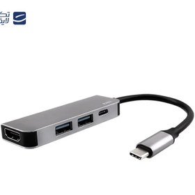 تصویر هاب جی سی پال 4 پورت مدل USB-C to HDMI JCP6189 JCPAL USB-C to HDMI Adapter JCP6189