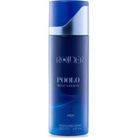 تصویر اسپری بدن 200 میل ROIDER رایحه ی polo blue 