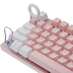 تصویر کیبورد باسیم گیمینگ فاکس ایکس ری مدل FXR-HKM-68 PINKLOVE FXR-HKM-68 keyboard