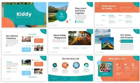 تصویر دانلود فایل قالب پاورپوینت آموزشی کیدی 