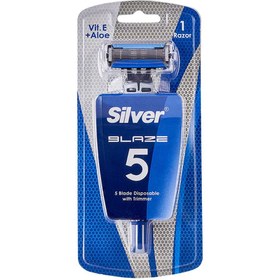 تصویر خودتراش مردانه سیلور مدل Blaze5 تیغه ۵ لبه 