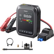 تصویر جامپ استارتر، پمپ باد، پاوربانک و چراغ قوه 1200 آمپر خودرو بیسوس C00245903111-00 BS-CH014 