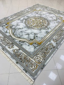 تصویر فرش 1200شانه آکریلیک طرح فرانسوی - 12 متری / 3600 Carpet 1200Reeds French Gol Design