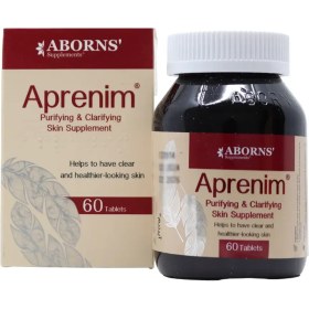 تصویر قرص آپرنیم بسته 60 عددی ابورنز Aborns Aprenim 60 Tabs