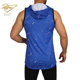 تصویر تی شرت حلقه ای کلاه دار بلند سابلی کد T021 