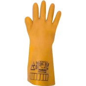 تصویر دستکش عایق برق SECURA کلاس 00 – 2500 ولت رنگ زرد 