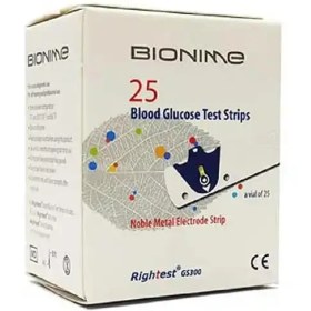 تصویر نوار تست قند Bionime 