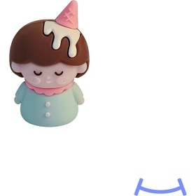 تصویر تراش طرح دختر و بستنی 