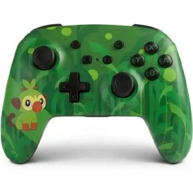 تصویر کنترلر بی سیم PowerA Enhanced مخصوص Nintendo Switch – طرح Pokemon: Grookey 