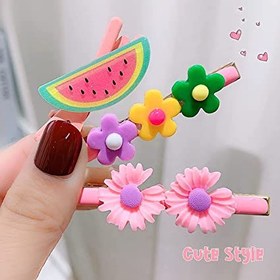 تصویر پک ۱۴تایی گیره مو - رنگ 