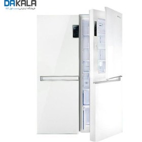 تصویر یخچال فریزر دوقلو دیپوینت مدل POLARIS ظرفیت ۳۶ فوت نقره ای 