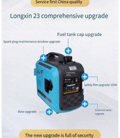 تصویر ژنراتور(موتور برق) 24 ولت هوشمند LONCIN-proمولد کنترل ولتاژ3600وات 120امپر generator inverter 24v