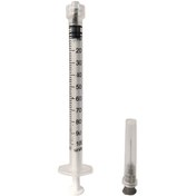 تصویر سرنگ انسولین حلما لوئر لاک یک میلی لیتر - 29 HELMA TEB INSULIN SYRINGE LUER LOCK 1ML