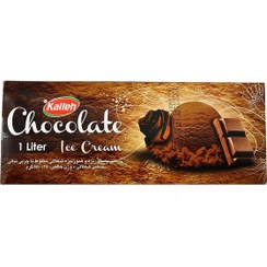 تصویر بستنی پاکتی شکلاتی کاله 1 لیتری 