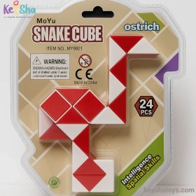 تصویر مکعب روبیک طرح مار مدل 9810 