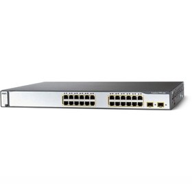 تصویر سوئیچ 24 پورت سیسکو Cisco 3750V2 24PS-S Cisco 3750V2 24PS-S