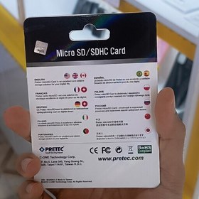 تصویر رم میکرو 8 گیگ PRETEC سرعت بالا 80MB ارسال رایگان 