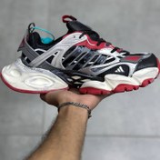 تصویر آدیداس دیلاکس مشکی نقره ای قرمز Adidas Deluxe Black Silver Red 