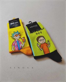 تصویر جوراب فانتزی ساقدار 