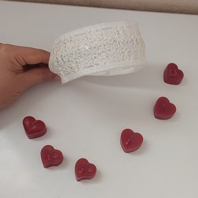 تصویر تل مو خامه دوزی - خامه دوزی / مشکی 