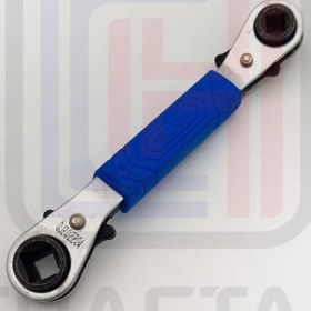 تصویر آچار جقجقه ای (ضامن دار- دورانی) مدل VRT-201 برند Value Ratchet spanner to valves - VRT-201 Value