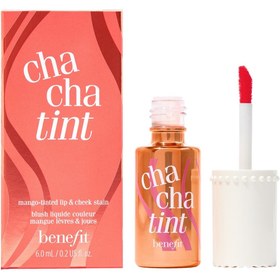 تصویر رژ گونه اورجینال برند Benefit cosmetics مدل Cha Cha Tint Liquid Blush کد 800796109 