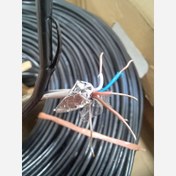 تصویر سیم تلفن 2 زوج 06 شیلد دار ارت دار ضد نویز مس درجه 1 کرمان کابل تلفن دو زوج ممتاز 