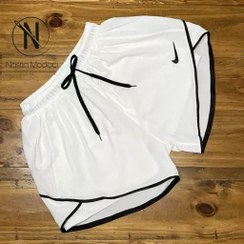 تصویر شورتک ورزشی زنانه آیرو کشاله دار رنگی 