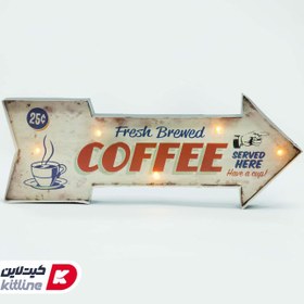 تصویر تابلو LED مدل Fresh brewed coffee 