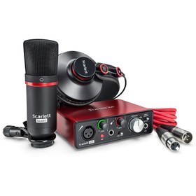 تصویر پکیج استودیویی فکوسرایت Focusrite Scarlett Solo Studio G3 استوک 