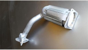 تصویر کاتالیست پژو پارس با لوله جلویی اگزوز ایساکو 