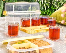 تصویر سرویس چای خوری شش نفره لیمون 