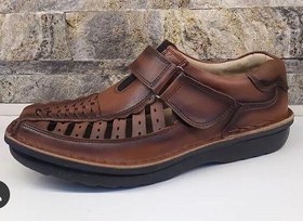 تصویر کفش تابستانی چرم مردانه مدل k325 