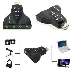 تصویر کارت صدا USB اکسترنال ویپرو 7.1 7.1 External USB Sound Card