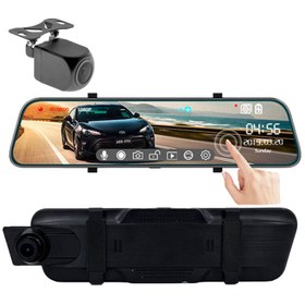 تصویر دوربین ثبت وقایع آینه ای مدل STARLIGHT MIRROR DASH CAM STARLIGHT