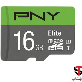 تصویر کارت حافظه microSDXC پی ان وای مدل P-SDU16GU185GW-GE ظرفیت 16 گیگابایت به همراه آداپتور 